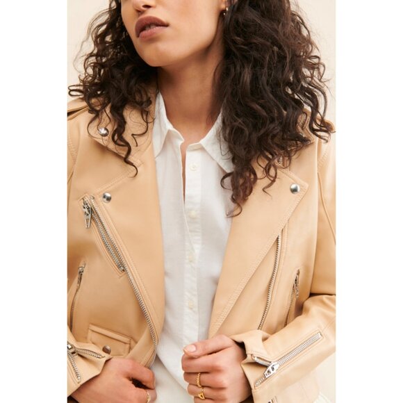 NEW NWT Blank NYC “Head to Toe” Vegan Leather Quilted Moto Jacket XS - Picture 8 of 16